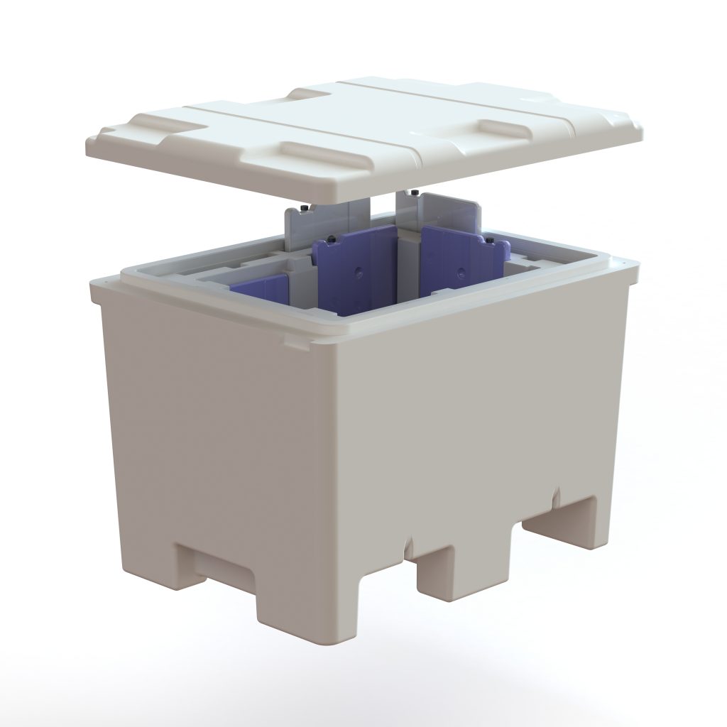 EPS VIP Pallet Shipper - Transport medizinischer Produkte - delta T